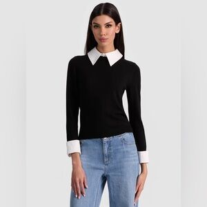 Alicie and Olivia PORLA COLLARED SWEATER
$395 Size S